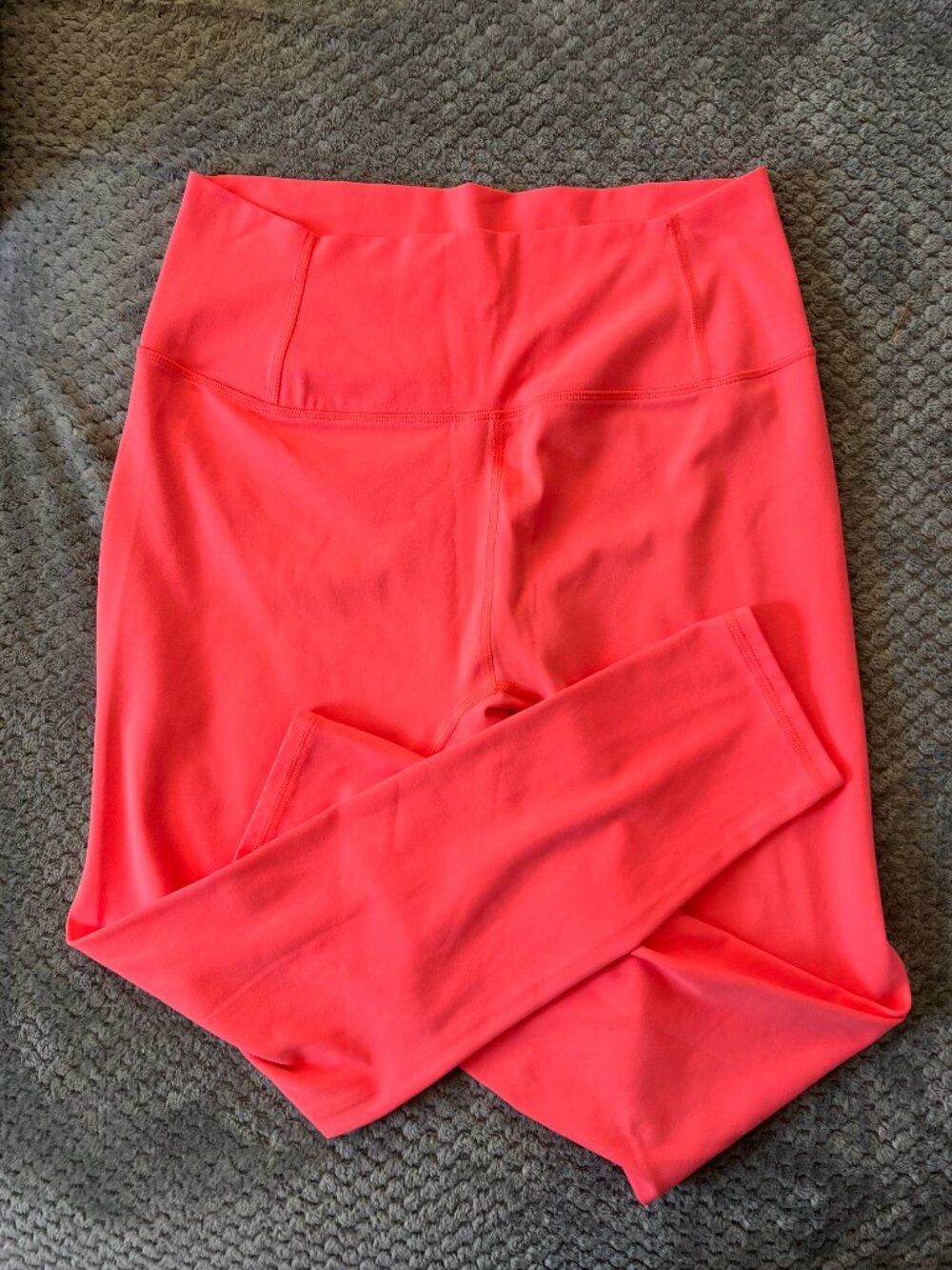 FREE PEOPLE | FP MOVEMENT Never Better 7/8 Coral Pink Leggings Size L | Pilates!